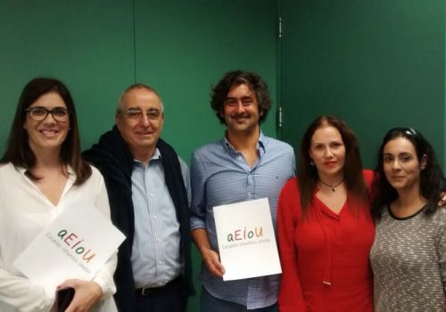 reunión Escuelas Infantiles Unidas y D. Enrique Caro Guerra